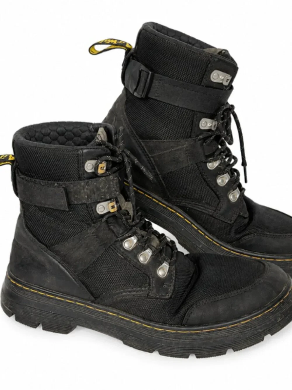 Dr. Martens Combs Tech II FL Black Utility Work Boots Men’s Size 12 UK 11